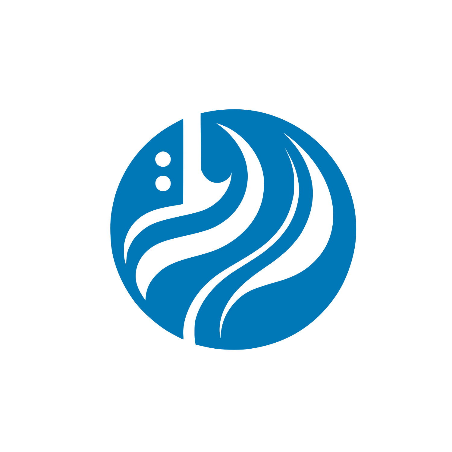 Waves Logo #0077B6