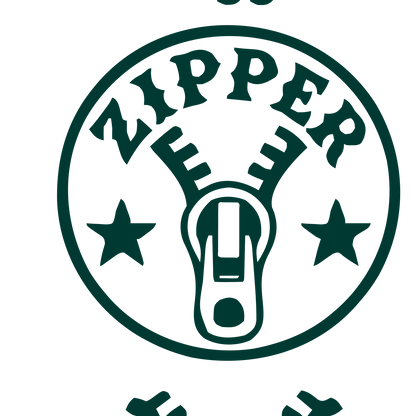 Zipper Badge Circle Logo #003932