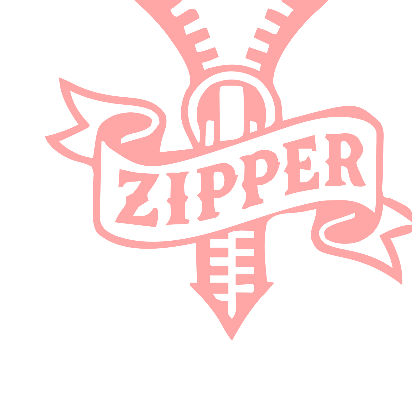 Tattoo Flash Zipper Logo #ffa6a6