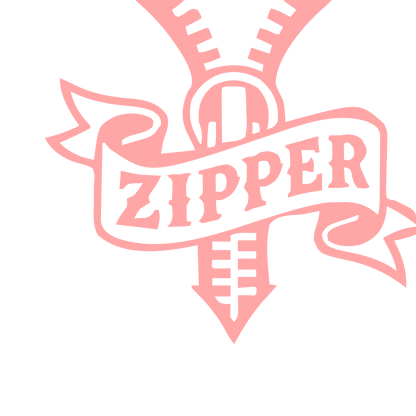 Tattoo Flash Zipper Logo #ffa6a6