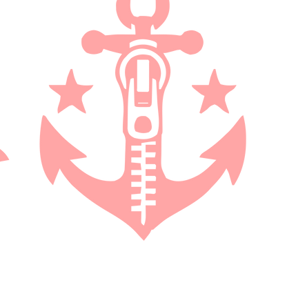 Anchor Zipper Tattoo Logo #ffa6a6