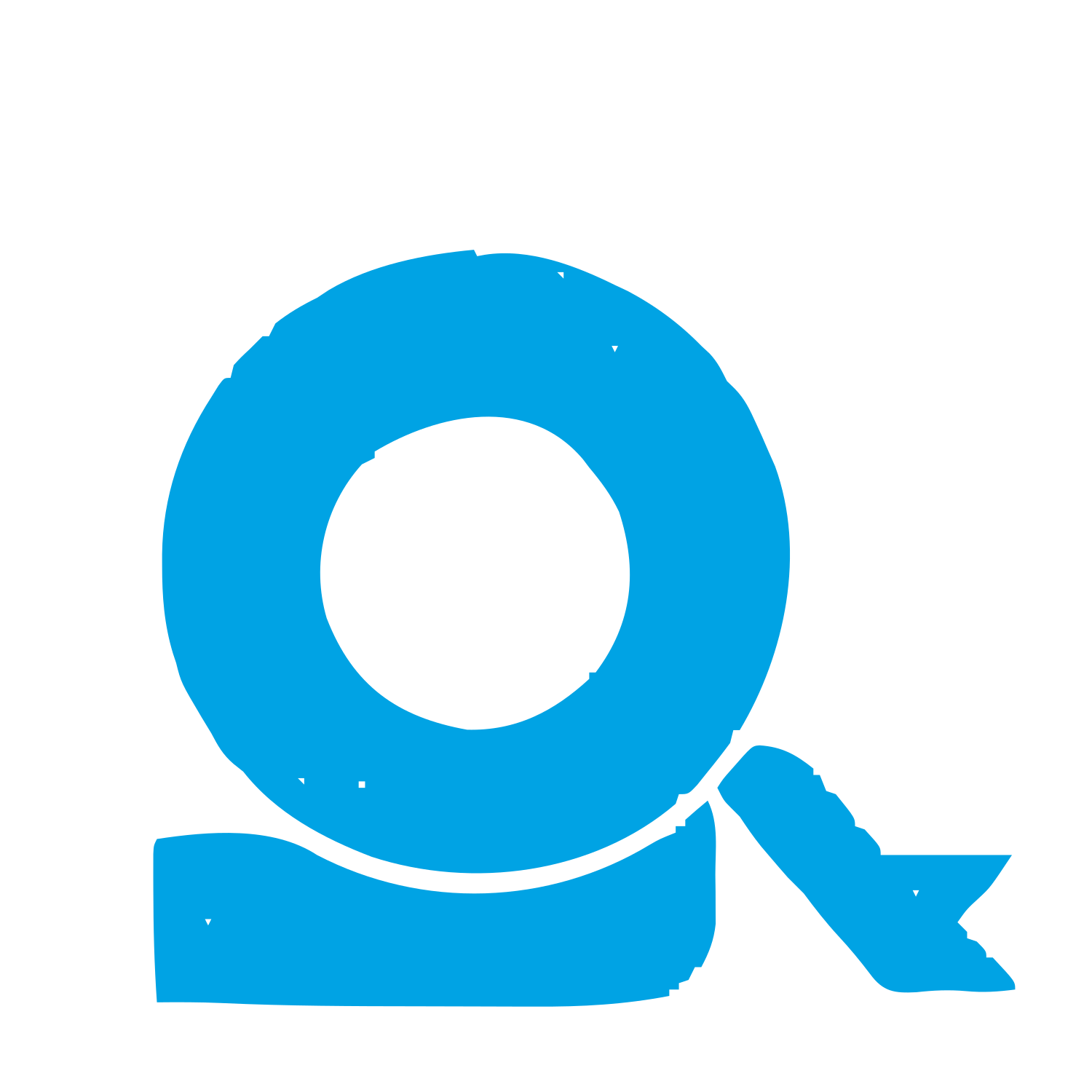 Tape Roll Ribbon Logo #00a3e4
