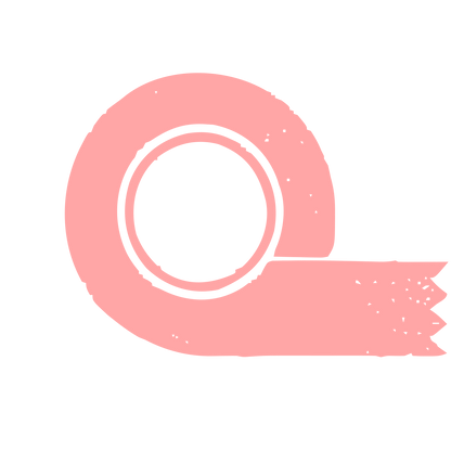 Tape Roll Riso Logo #ffa6a6