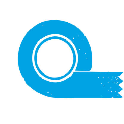 Tape Roll Riso Logo #00a3e4