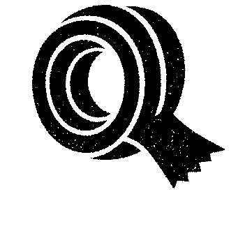Tape Roll Riso Print Logo