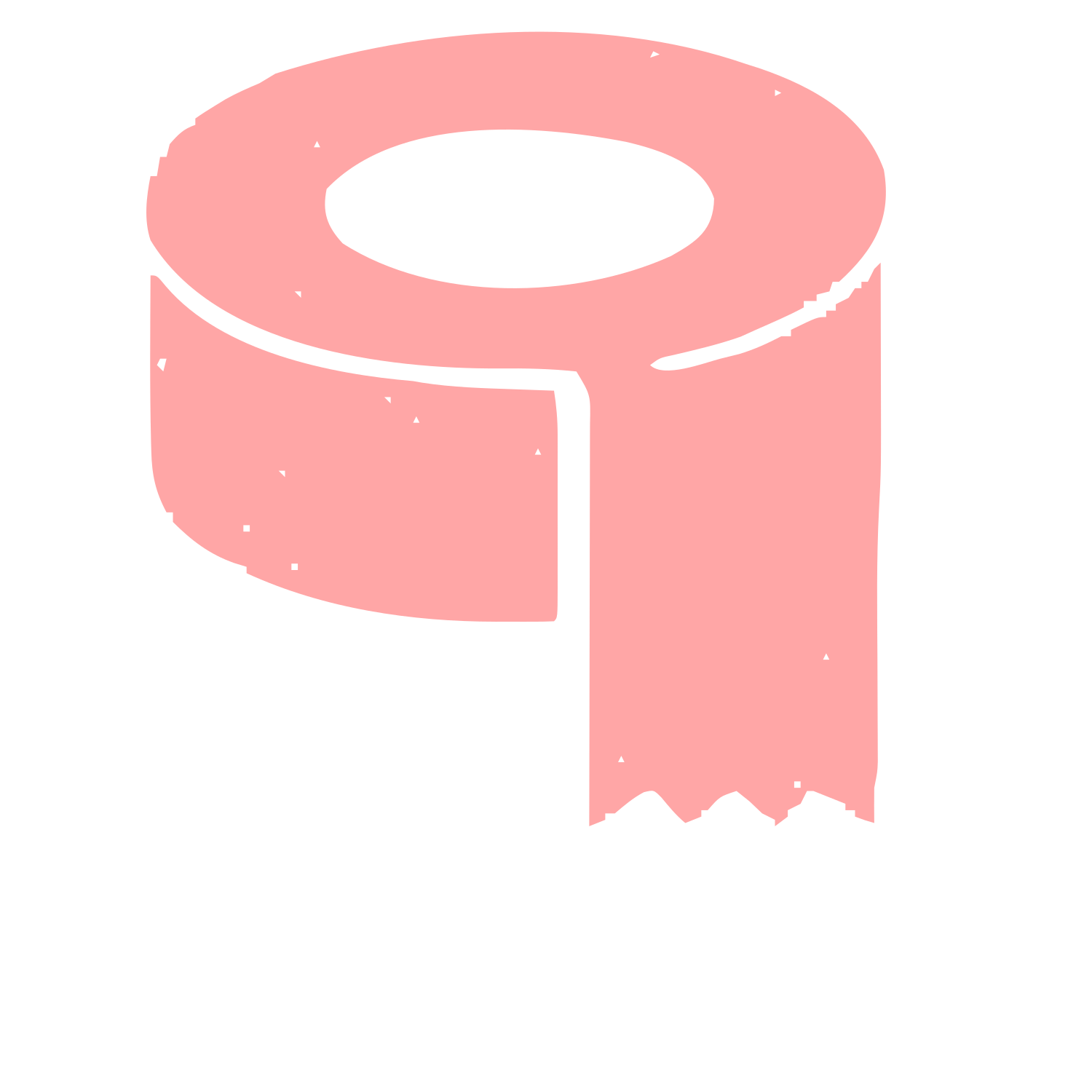 Tape Roll Riso Logo #ffa6a6