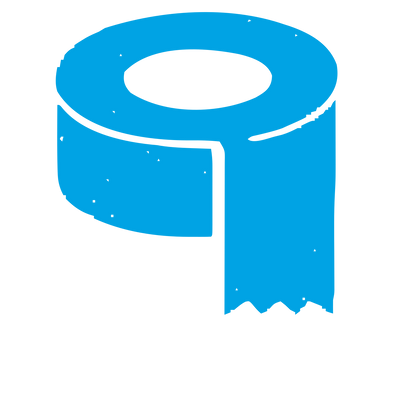 Tape Roll Riso Logo #00a3e4