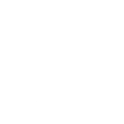 Potted Aloe Plant Logo #ffffff