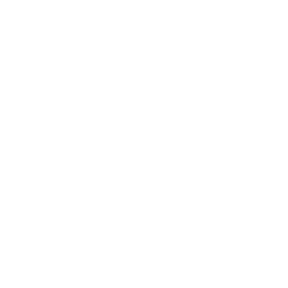 Potted Plant Logo #ffffff