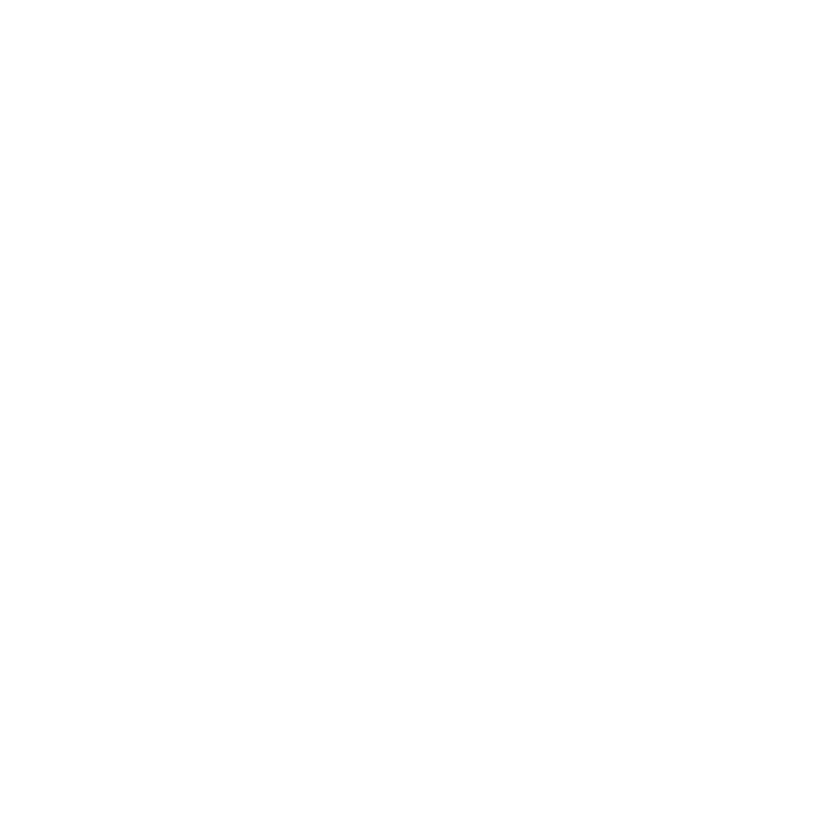 Bold Geometric Cactus Logo #ffffff