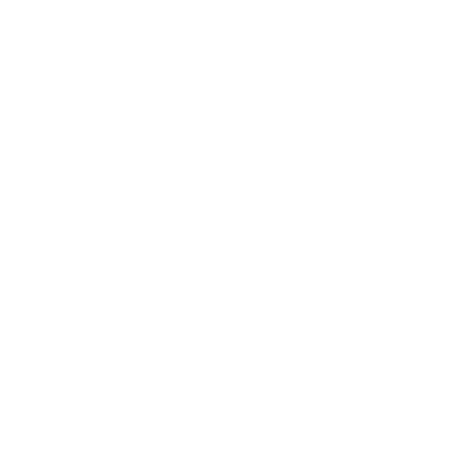 Monoline Plant Leaf Logo #ffffff