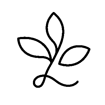 Monoline Leaf Sprout Logo