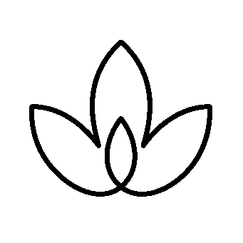 Monoline Lotus Leaf Logo