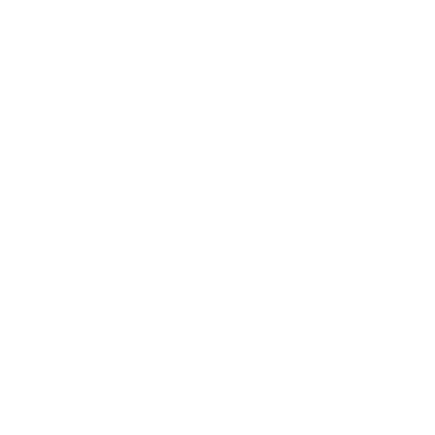 Monoline Lotus Leaf Logo #ffffff