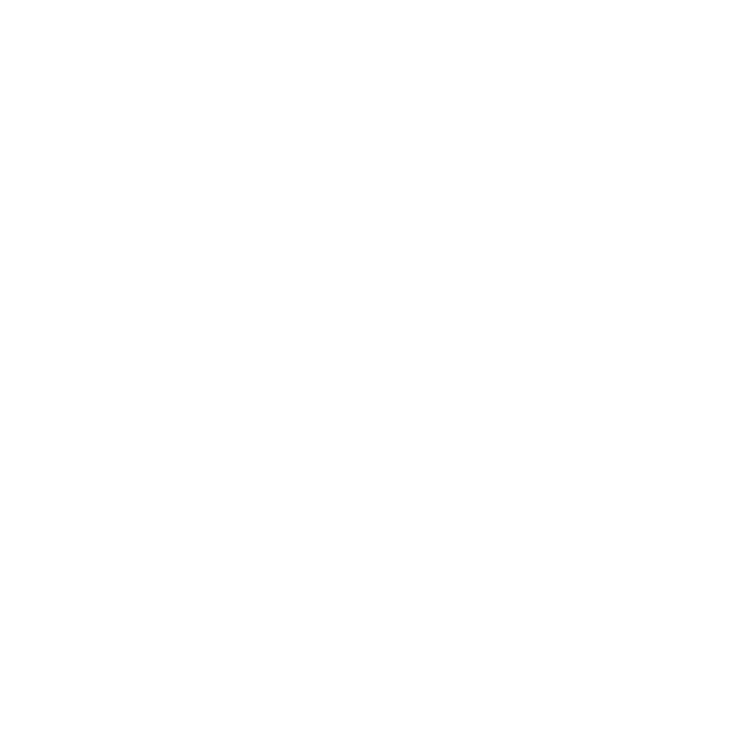 Monoline Potted Plant Logo #ffffff