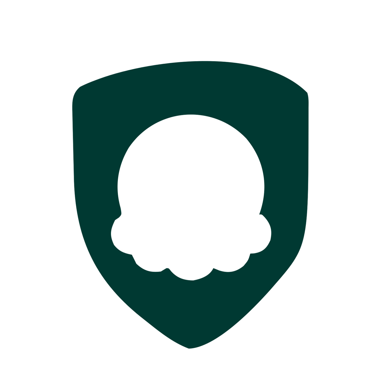 Ice Cream Shield Logo #003932