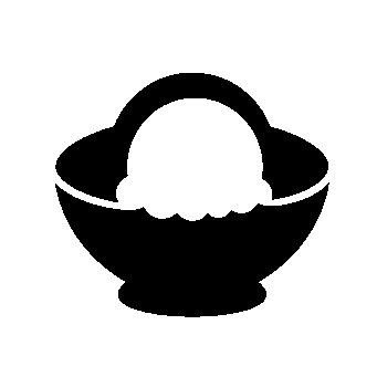Ice Cream Bowl Logo