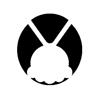 Ice Cream Scoop Circle Logo