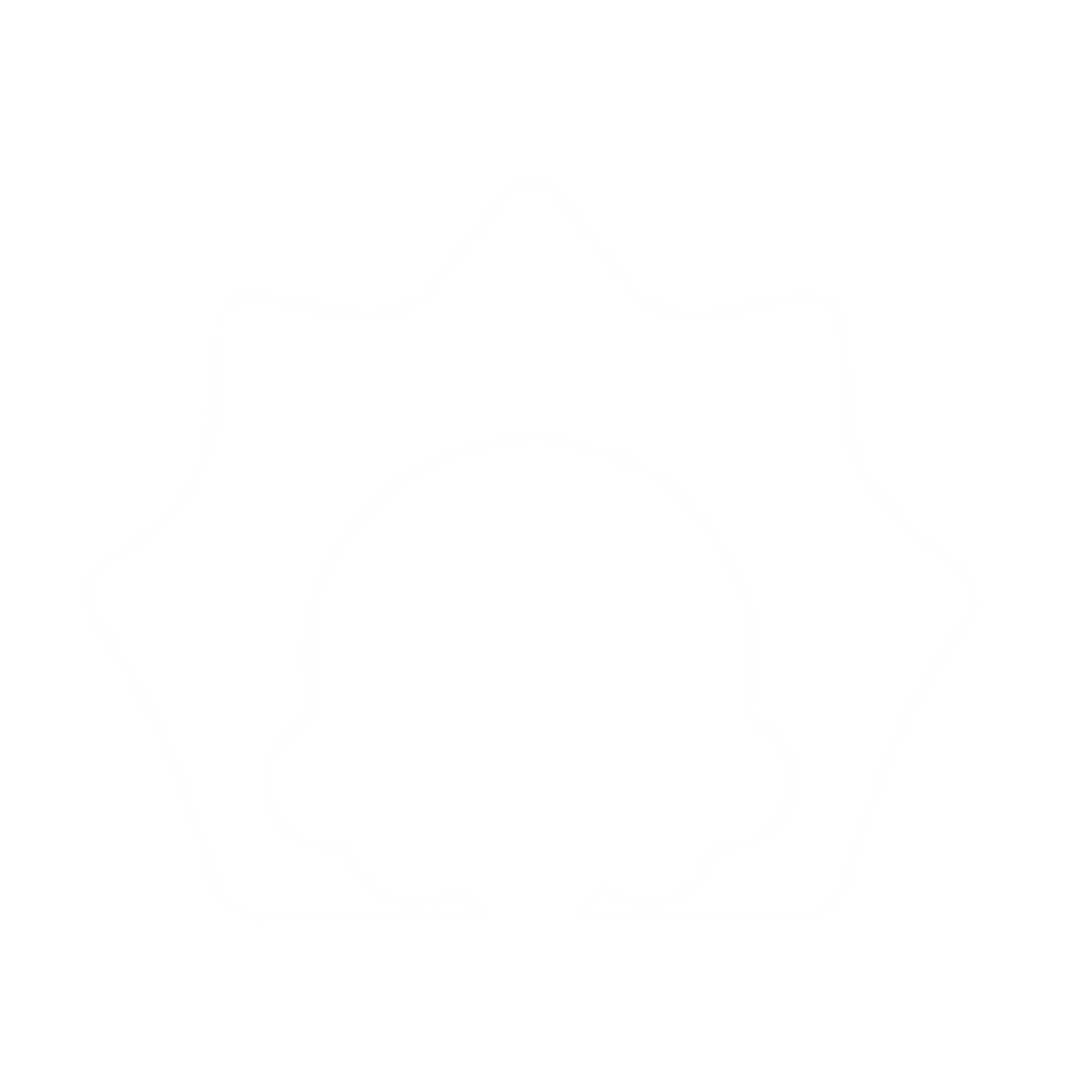 Ice Cream Scoop Negative Space Logo #ffffff