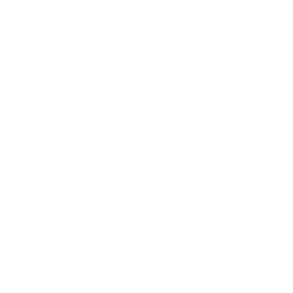 Ice Cream Scoop Negative Space Logo #ffffff