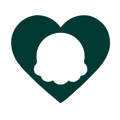 Ice Cream Heart Logo #003932