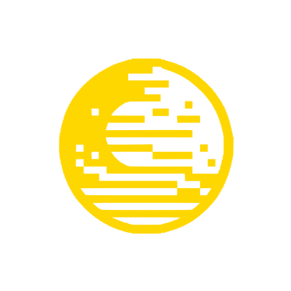Globe Moon Sun Day Light Logo #FFD700