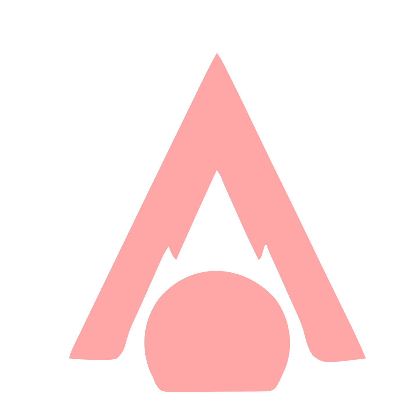 Mountain Circle Fire Logo #ffa6a6