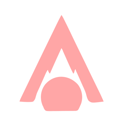 Mountain Circle Fire Logo #ffa6a6