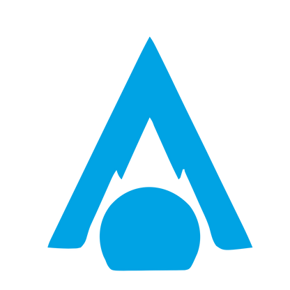 Mountain Circle Fire Logo #00a3e4