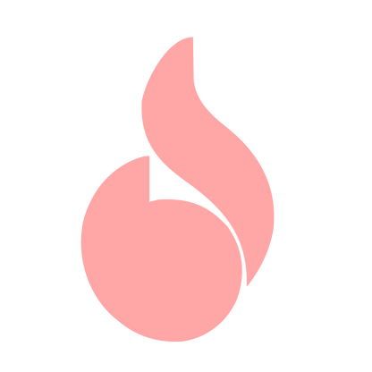 Bauhaus Flame Drop Logo #ffa6a6