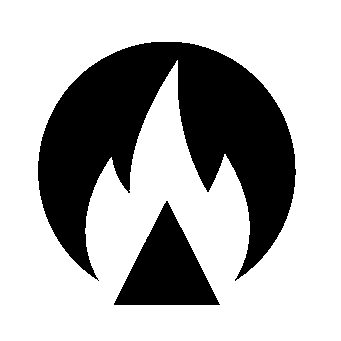 Bauhaus Fire Circle Logo