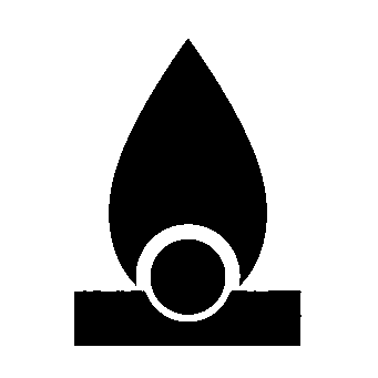Bauhaus Flame Burner Logo