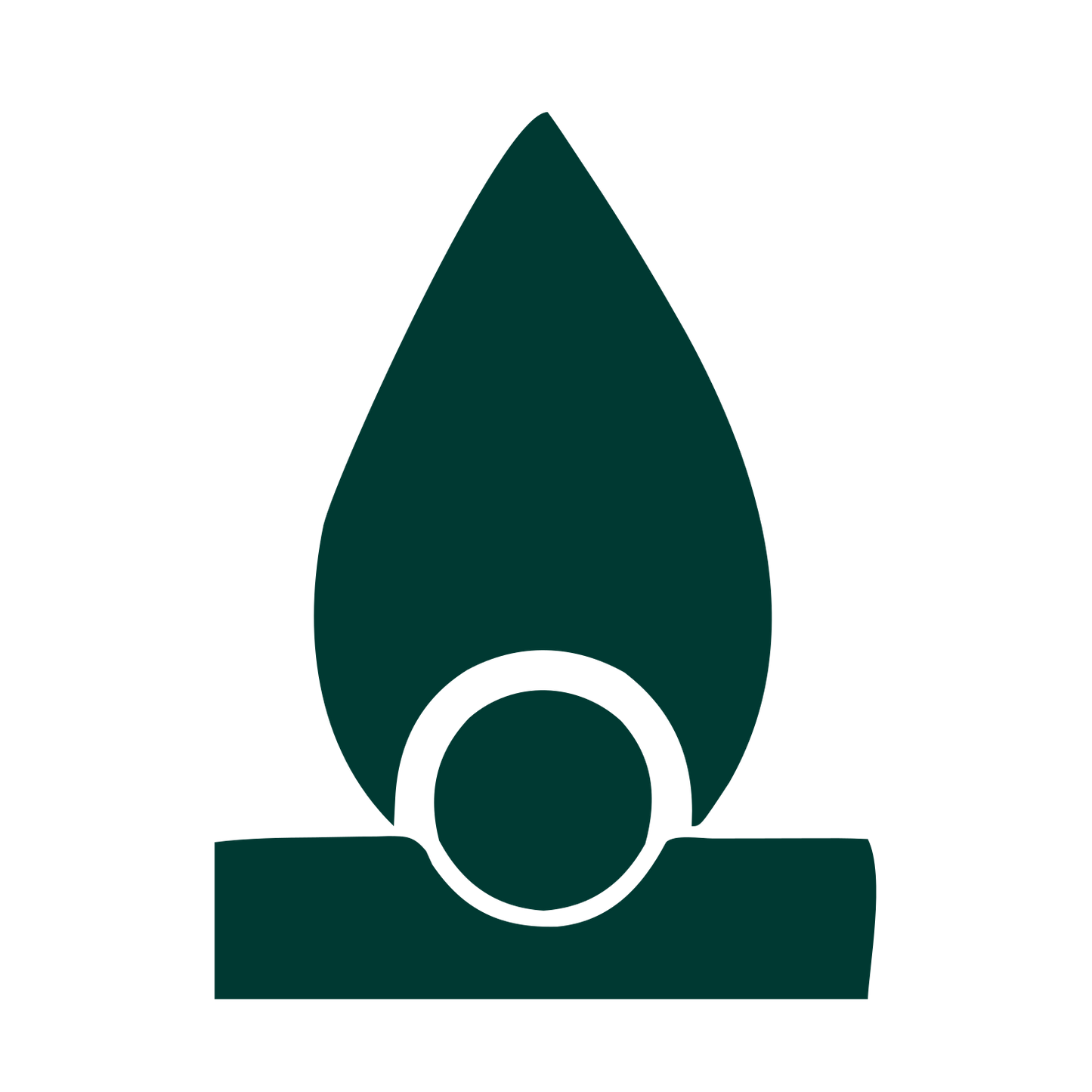 Bauhaus Flame Burner Logo #003932