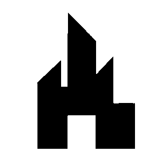 Bauhaus Flame Fire Logo