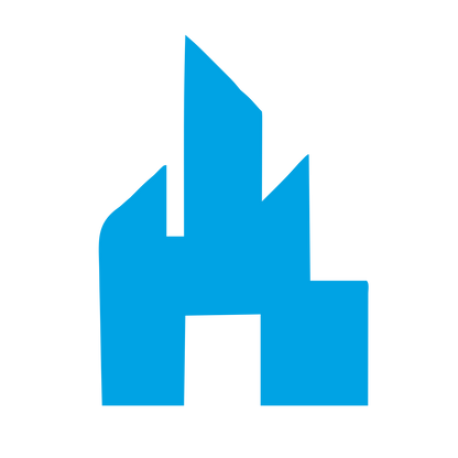 Bauhaus Flame Fire Logo #00a3e4