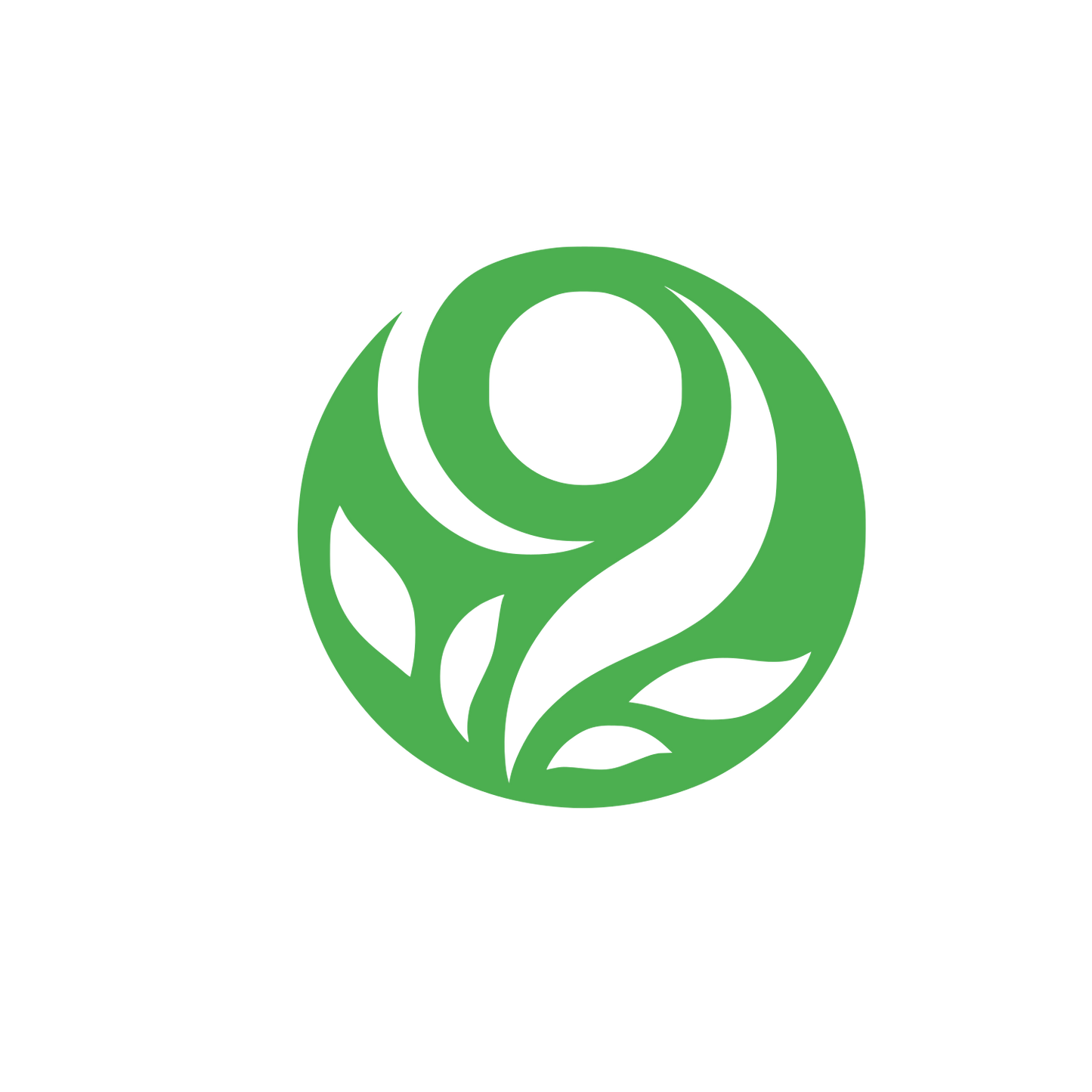 Swirl Nature Logo #4CAF50