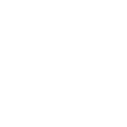 Mountain Peaks Circle Logo #ffffff