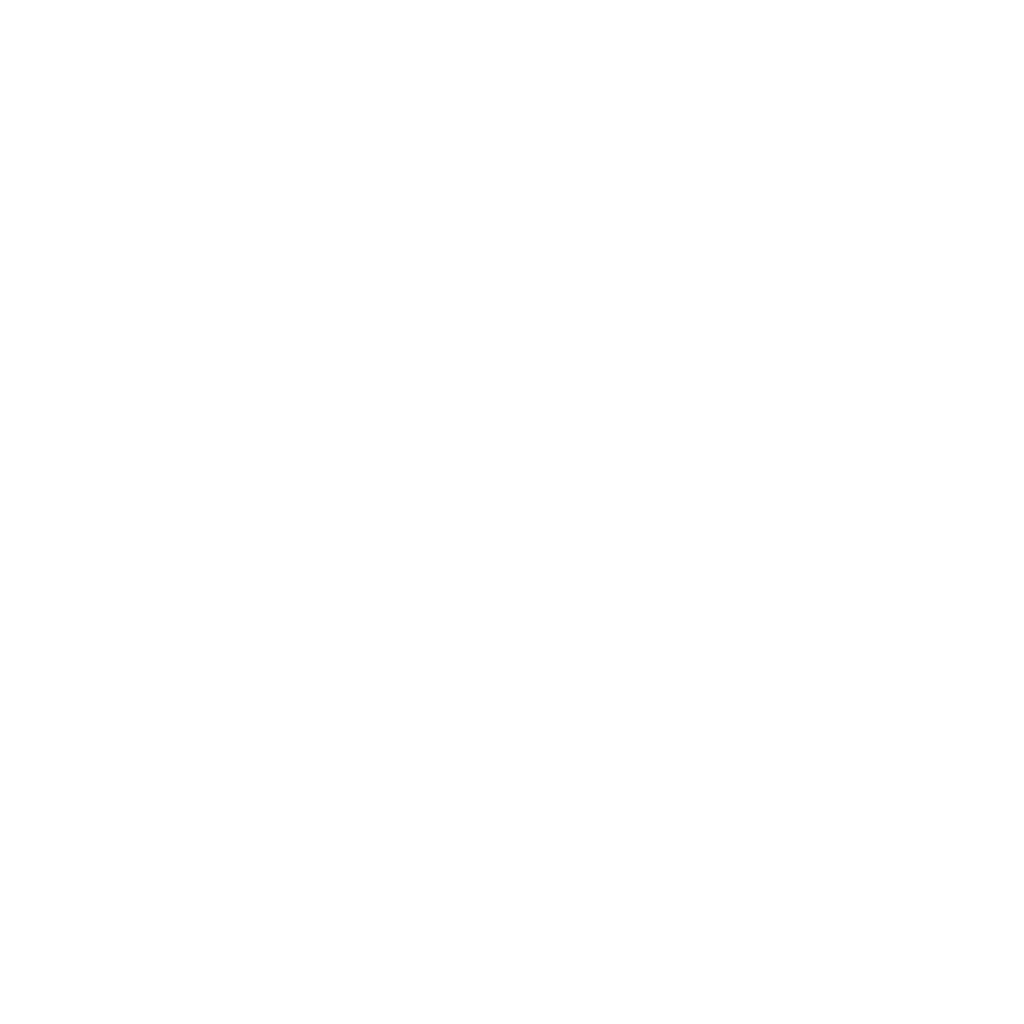 Brutalist Candle Flame Logo #ffffff