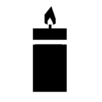 Solid Block Candle Logo