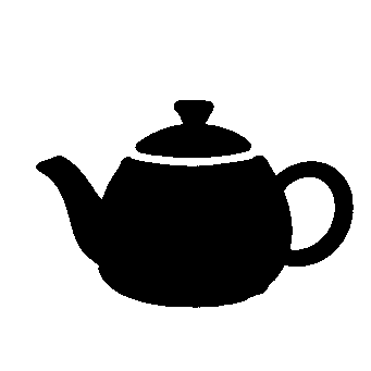 Teapot Silhouette Logo