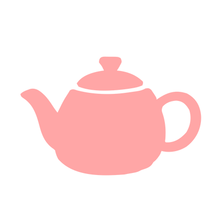 Teapot Silhouette Logo #ffa6a6