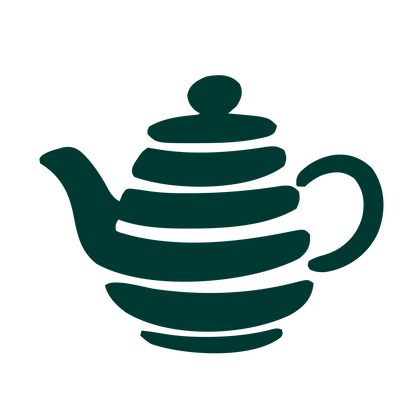 Striped Teapot Logo #003932