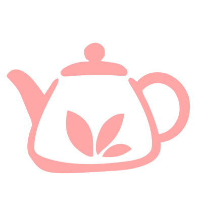 Tea Leaf Teapot Logo #ffa6a6