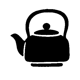 Kettle Teapot Silhouette Logo