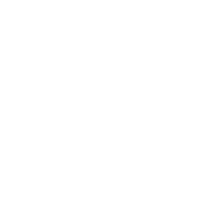 Layered Lightning Bolt Logo #ffffff