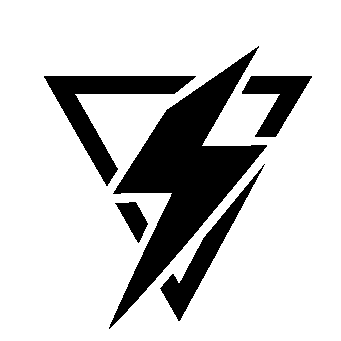 Lightning Bolt Triangle Logo