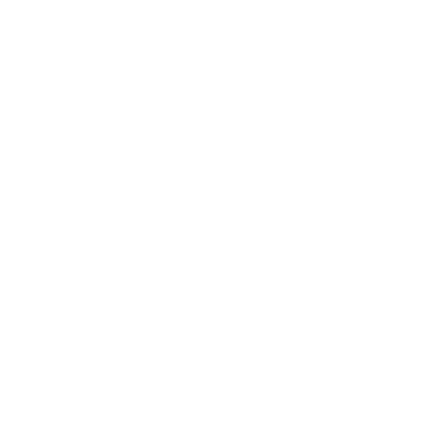 Minimalist Clock Face Logo #ffffff