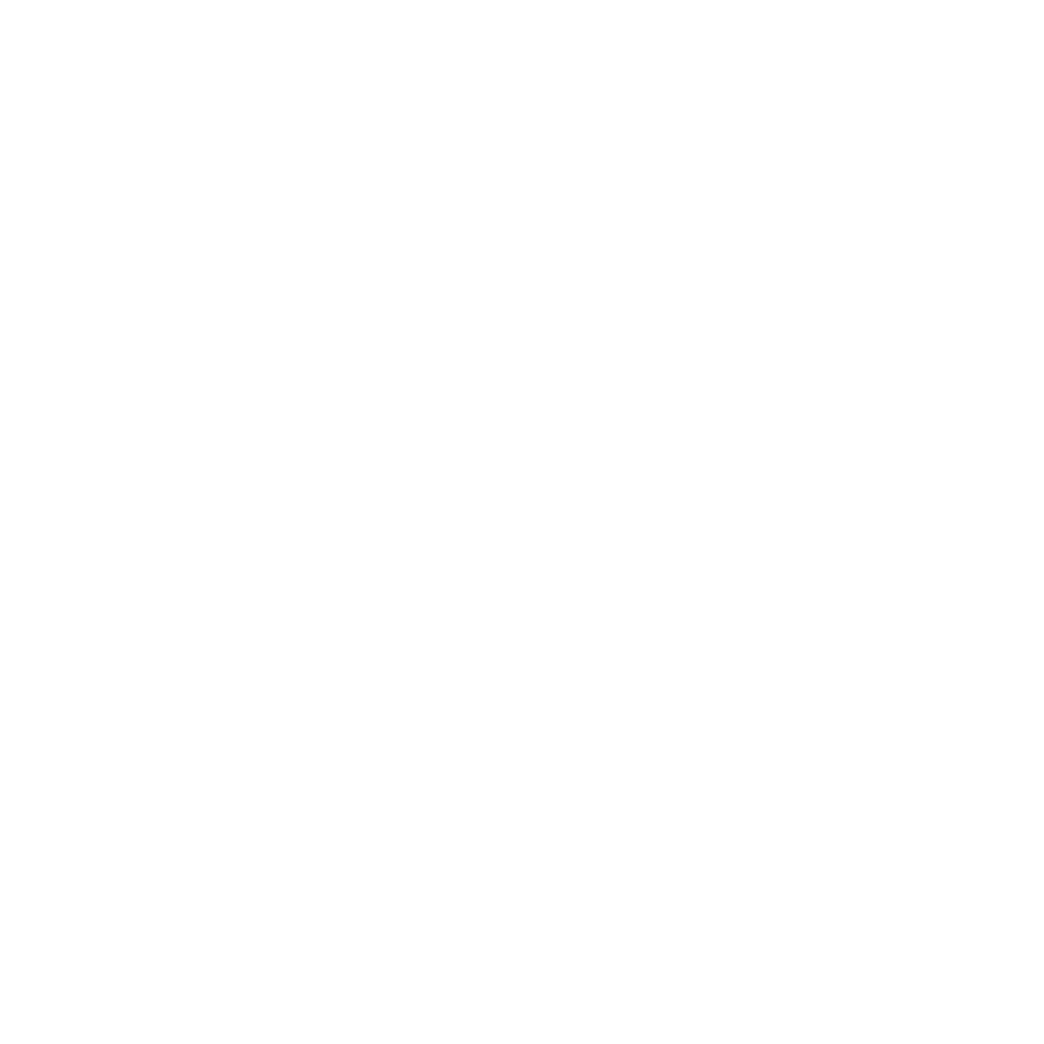 Minimalist Clock Face Logo #ffffff
