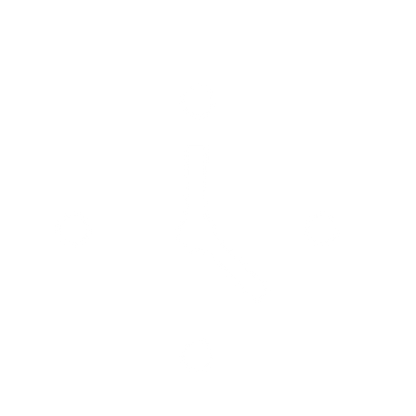 Minimalist Clock Face Logo #ffffff