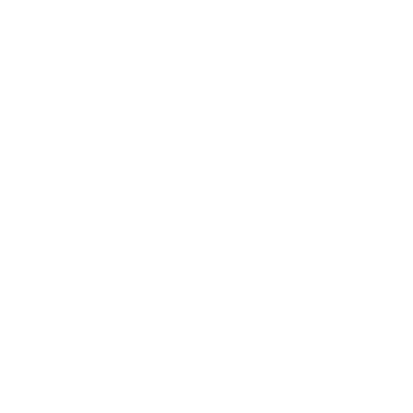 Pie Chart Clock Logo #ffffff